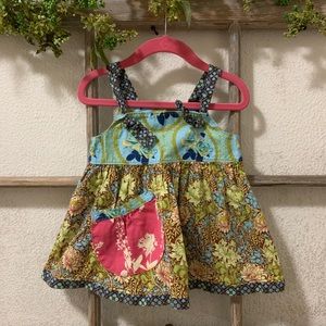 🦄3/$25 Loves me not little girls knot top size 3